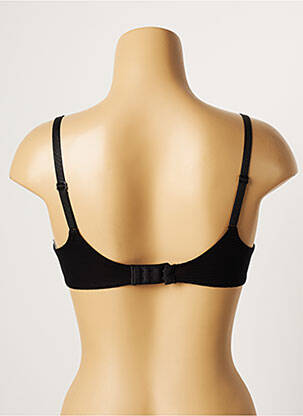 Soutien-gorge tissage dentelle haut soutien-gorge moulé noir FEMILET femme