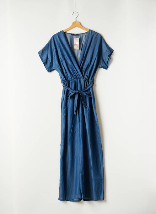 Combi-pantalon bleu QUATRE VINGT JOURS pour femme