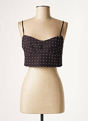 Top noir CLP pour femme