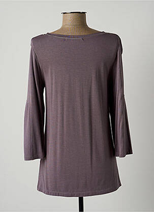 T-shirt manches 3/4 manches 3/4 violet LAUREN VIDAL femme