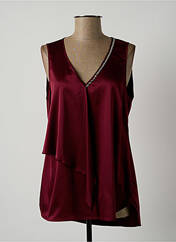 Blouse rouge LAUREN VIDAL pour femme seconde vue