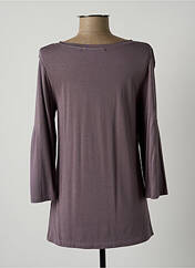 T-shirt violet LAUREN VIDAL pour femme seconde vue