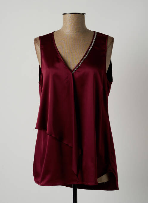 Blouse rouge LAUREN VIDAL pour femme