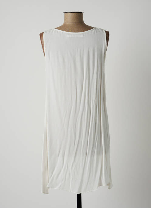 Robe courte blanc LAUREN VIDAL pour femme