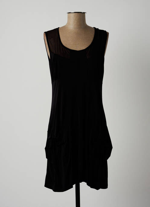 Robe courte noir LAUREN VIDAL pour femme