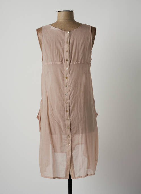 Robe courte rose LAUREN VIDAL pour femme