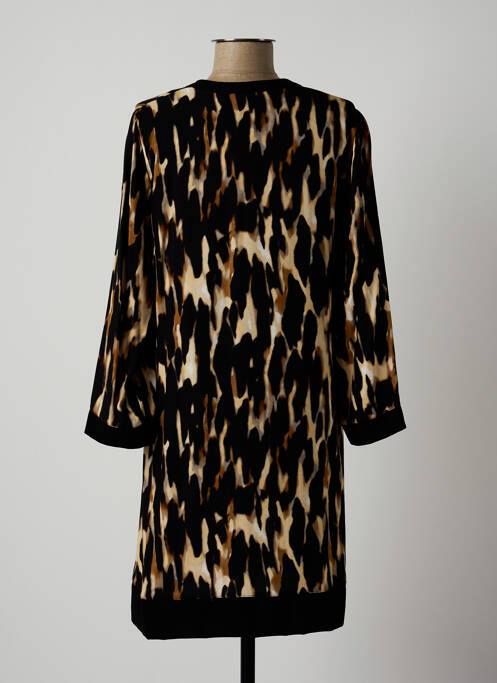 Robe mi-longue noir LAUREN VIDAL pour femme