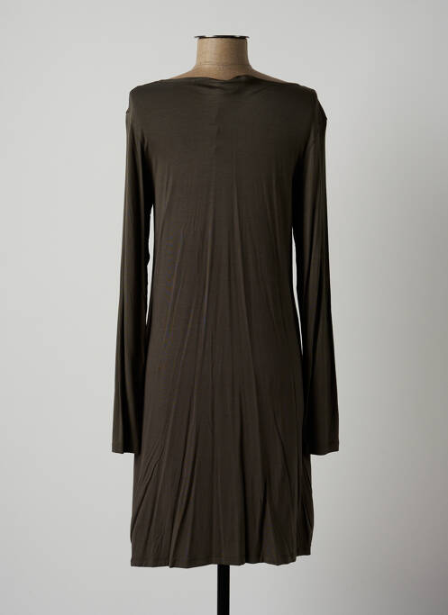 Robe mi-longue vert LAUREN VIDAL pour femme