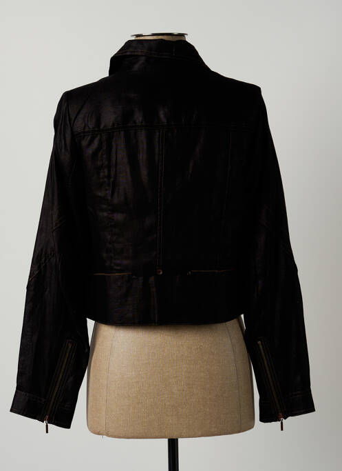 Veste casual noir LAUREN VIDAL pour femme