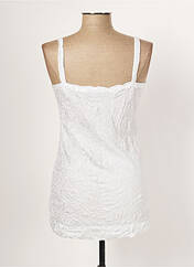 Débardeur blanc LAUREN VIDAL pour femme seconde vue