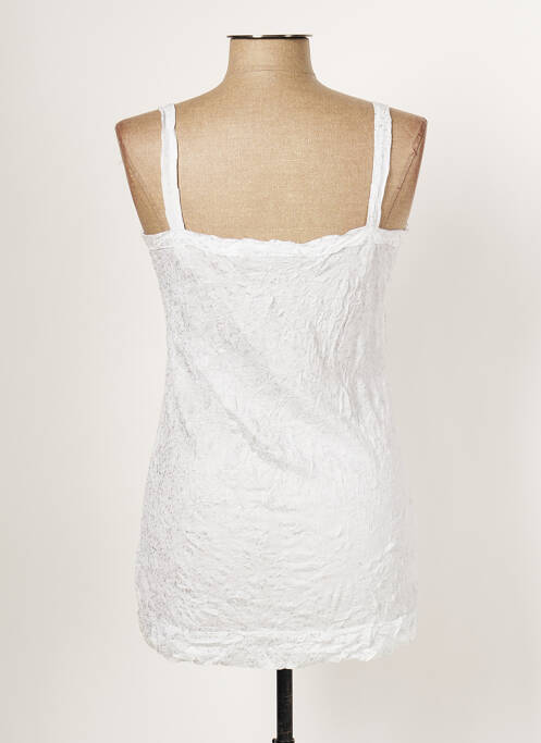 Débardeur blanc LAUREN VIDAL pour femme