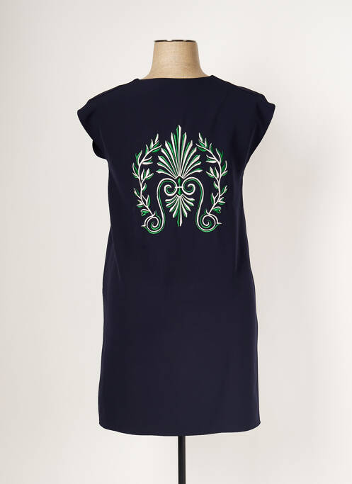 Robe courte bleu LAUREN VIDAL pour femme