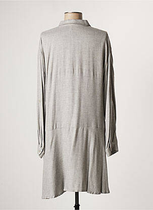 Robe mi-longue manches longues manches longues gris NETWORK femme