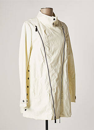 Veste casual coupe droite beige LAUREN VIDAL femme