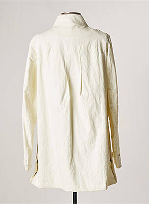Veste casual coupe droite beige LAUREN VIDAL femme