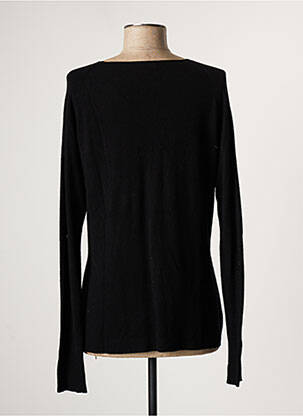 Gilet manches longues stretch noir LAUREN VIDAL femme