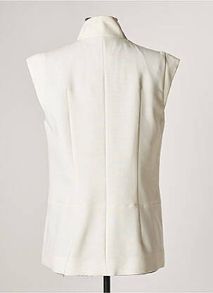 Veste casual coupe cintrée blanc LAUREN VIDAL femme