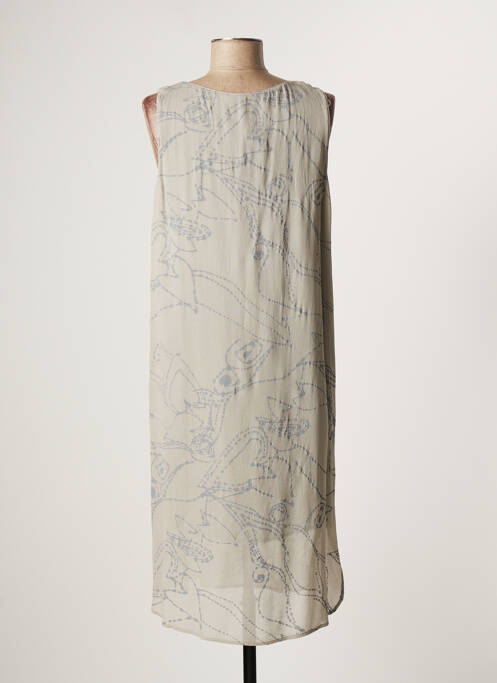 Robe courte gris LAUREN VIDAL femme