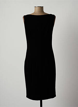 Robe mi-longue sans manche sans manche noir LAUREN VIDAL femme