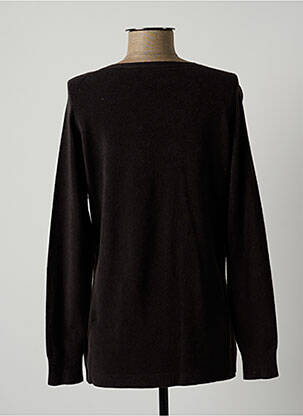 Gilet manches longues resserrée sur le bas gris LAUREN VIDAL femme