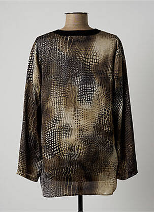 Blouse manches longues manches longues gris LAUREN VIDAL femme