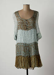 Robe courte bleu LAUREN VIDAL pour femme seconde vue