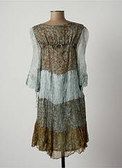 Robe courte bleu LAUREN VIDAL pour femme seconde vue