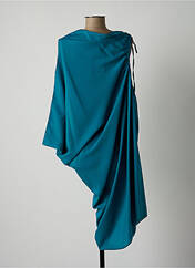 Robe mi-longue bleu LAUREN VIDAL pour femme seconde vue