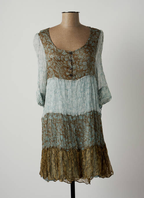 Robe courte bleu LAUREN VIDAL pour femme