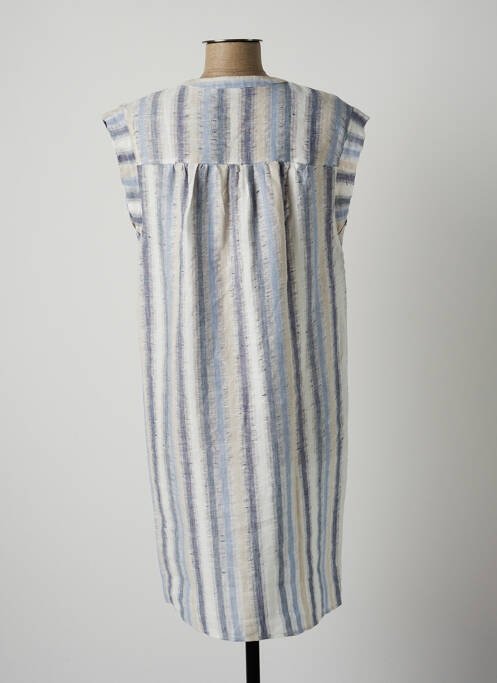 Robe mi-longue bleu LAUREN VIDAL pour femme