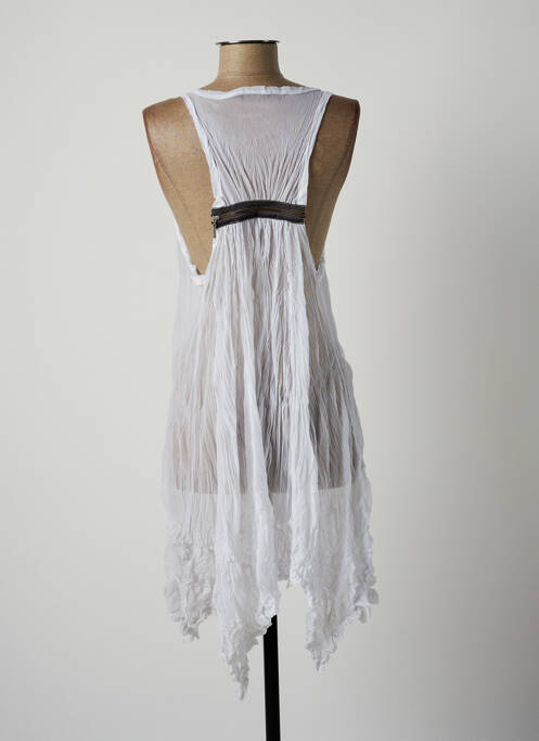 Tunique sans manche blanc LAUREN VIDAL pour femme