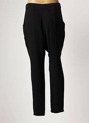 Pantalon slim taille normale taille normale noir LAUREN VIDAL femme