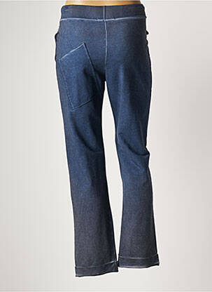 Pantalon droit stretch taille normale bleu LAUREN VIDAL femme
