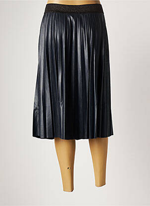 Jupe mi-longue stretch bleu LAUREN VIDAL femme