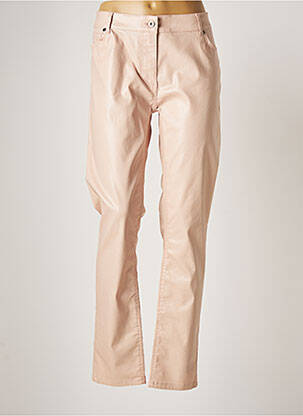 Pantalon flare stretch taille normale rose LAUREN VIDAL femme