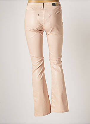 Pantalon flare stretch taille normale rose LAUREN VIDAL femme
