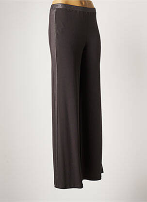 Pantalon droit stretch taille normale gris LAUREN VIDAL femme