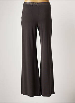 Pantalon droit stretch taille normale gris LAUREN VIDAL femme