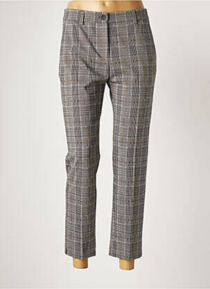 Pantalon droit stretch taille normale gris LAUREN VIDAL femme