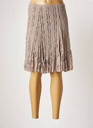 Jupe mi-longue stretch vert LAUREN VIDAL femme