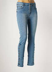 Jeans coupe slim bleu LAUREN VIDAL pour femme seconde vue