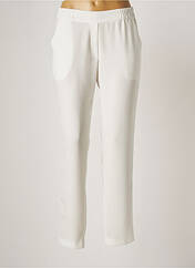 Pantalon droit blanc LAUREN VIDAL pour femme seconde vue