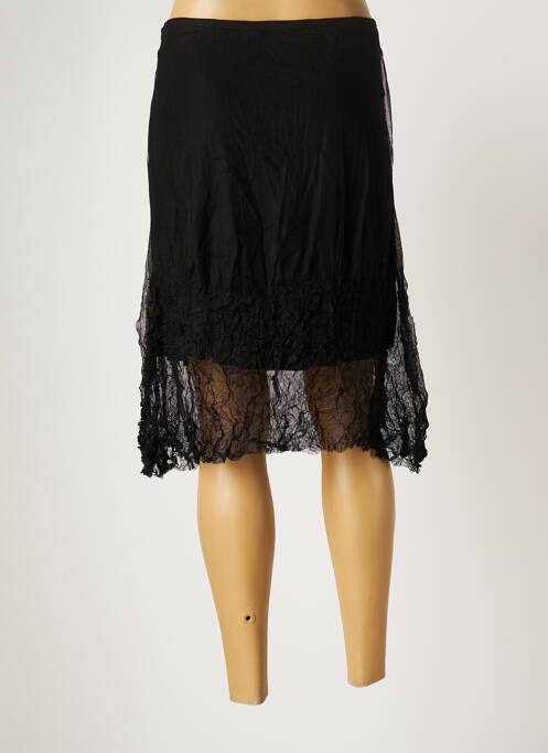 Jupe mi-longue noir LAUREN VIDAL pour femme