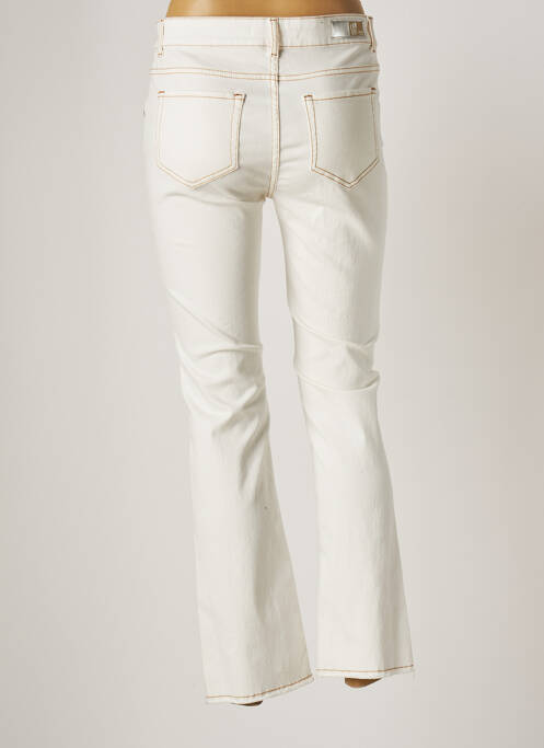Pantalon droit blanc LAUREN VIDAL pour femme