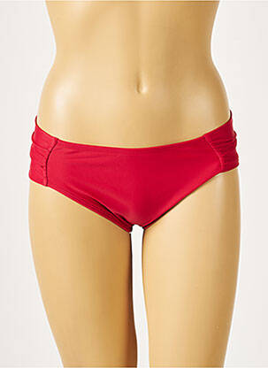Bas de maillot de bain tissage satiné culotte rouge PANACHE femme
