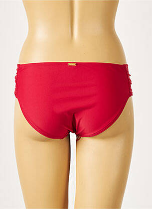 Bas de maillot de bain tissage satiné culotte rouge PANACHE femme