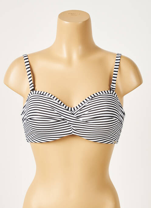 Haut de maillot de bain haut soutien-gorge moulé haut soutien-gorge moulé noir PANACHE femme