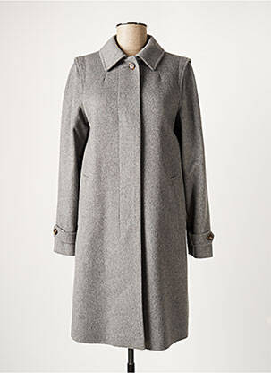 Manteau long gris SCHNEIDERS pour femme