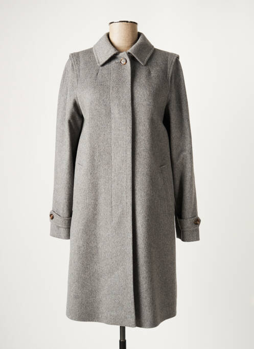 Manteau long gris SCHNEIDERS pour femme