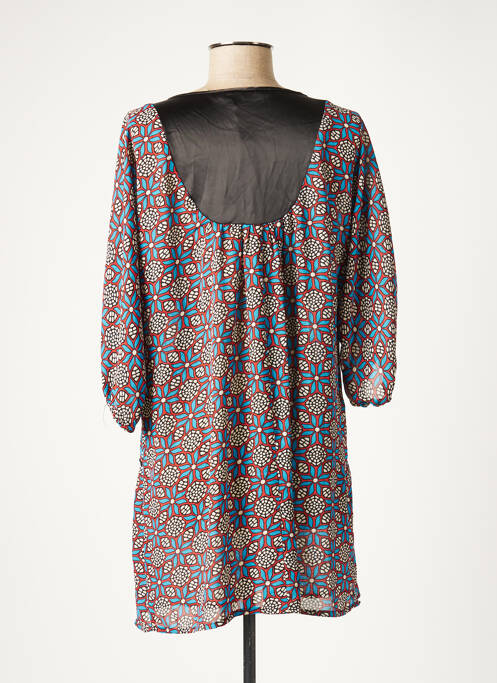 Robe courte bleu ARELINE pour femme